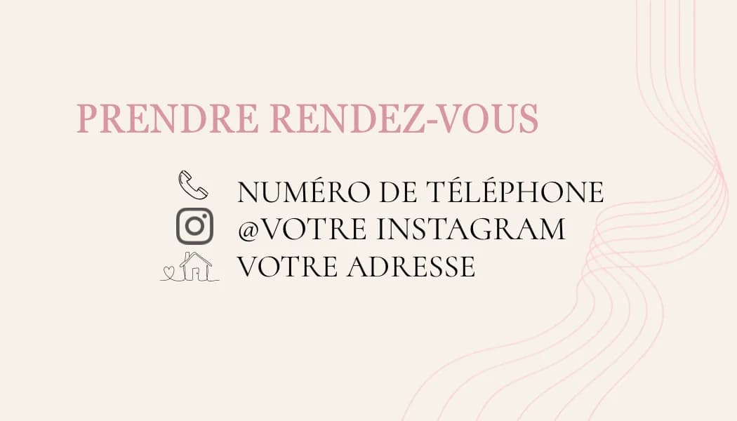 Carte de visite Esthétique — photo 2